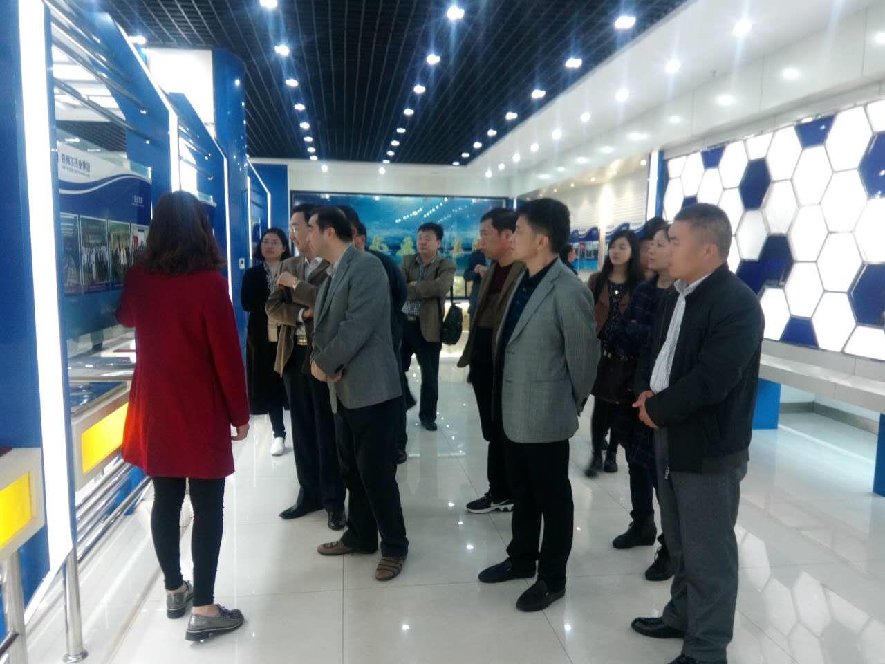 河南省非公党建党委书记一行来ug环球参观