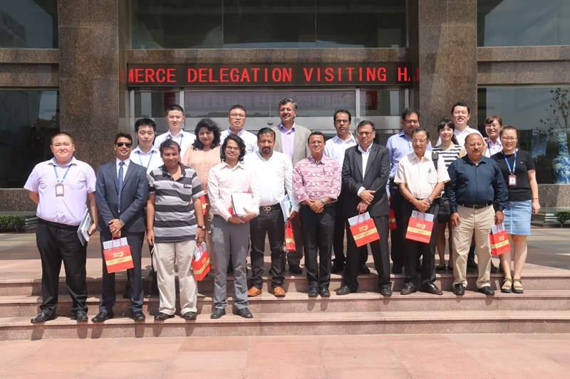 印度商会总监辛格一行访问ug环球