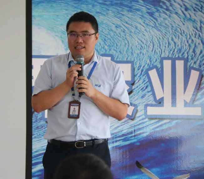 葛家成总裁寄语新员工： 抬头看天，脚踏实地